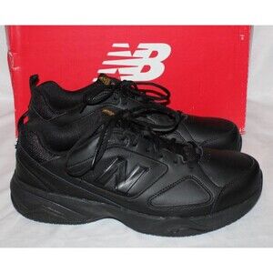 NEW BALANCE 626K2 Size 12‎ 4E EEEE Triple Black SLIP-RESISTANT Safety Sneakers